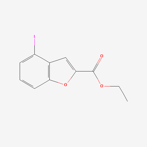 ethyl 4-iodo-1-benzofuran-2-carboxylate (CAS: 1092351-95-5) - Chemical Structure and Molecular Formula 