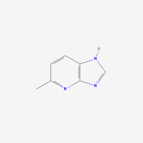 5-methyl-1H-imidazo[4,5-b]pyridine (CAS: 27582-24-7) - Chemical Structure and Molecular Formula 