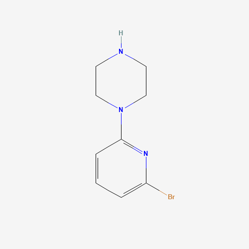 1-(6-bromopyridin-2-yl)piperazine (CAS: 219635-91-3) - Chemical Structure and Molecular Formula 