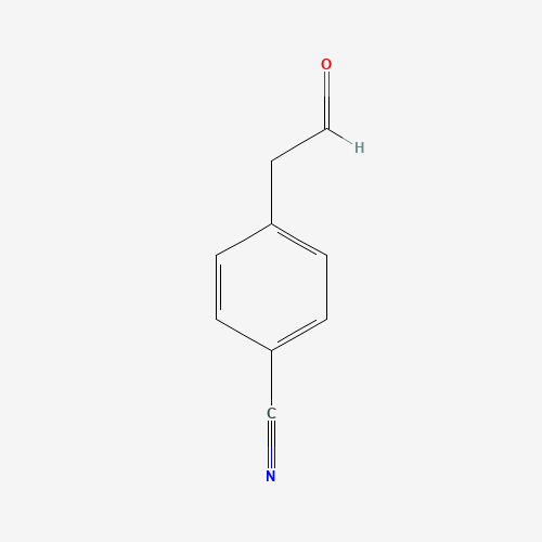 4-(2-oxoethyl)benzonitrile (CAS: 76113-58-1) - Chemical Structure and Molecular Formula 