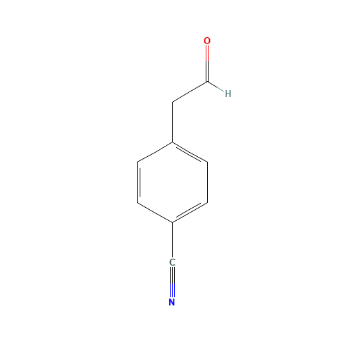 4-(2-oxoethyl)benzonitrile (CAS: 76113-58-1) - Chemical Structure and Molecular Formula 