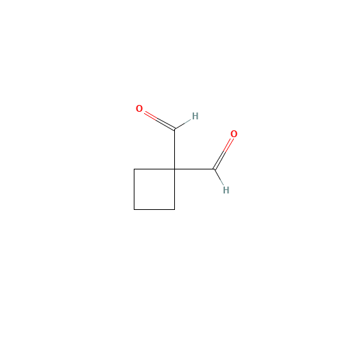 cyclobutane-1,1-dicarbaldehyde (CAS: 500777-22-0) - Chemical Structure and Molecular Formula 