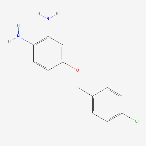 4-[(4-chlorophenyl)methoxy]benzene-1,2-diamine (CAS: 1043424-67-4) - Related Chemical Product
