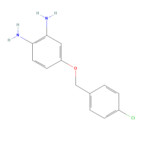 4-[(4-chlorophenyl)methoxy]benzene-1,2-diamine (CAS: 1043424-67-4) - Related Chemical Product