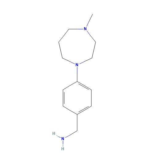 [4-(4-methyl-1,4-diazepan-1-yl)phenyl]methanamine (CAS: 448934-01-8) - Related Chemical Product