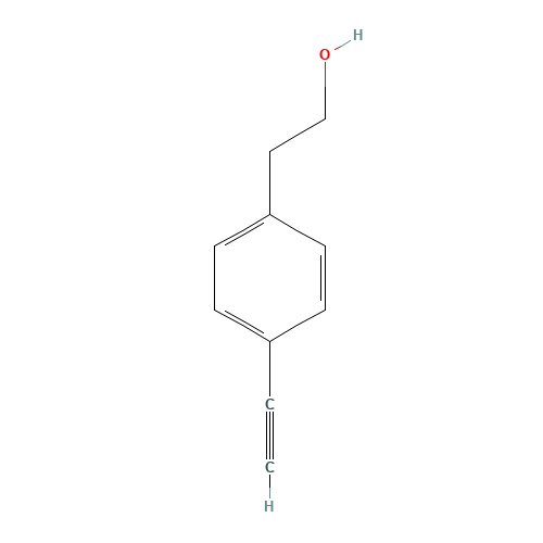 2-(4-ethynylphenyl)ethanol (CAS: 331735-28-5) - Chemical Structure and Molecular Formula 