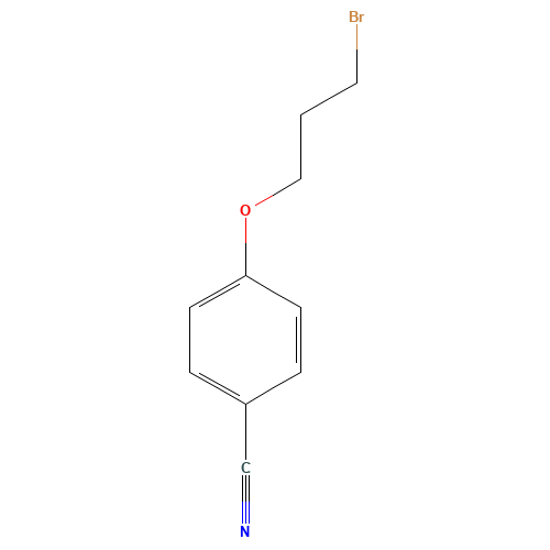 4-(3-bromopropoxy)benzonitrile (CAS: 37136-86-0) - Chemical Structure and Molecular Formula 