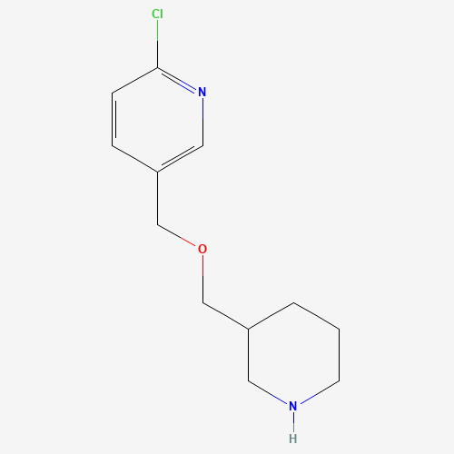 2-chloro-5-(piperidin-3-ylmethoxymethyl)pyridine (CAS: 1185541-78-9) - Related Chemical Product