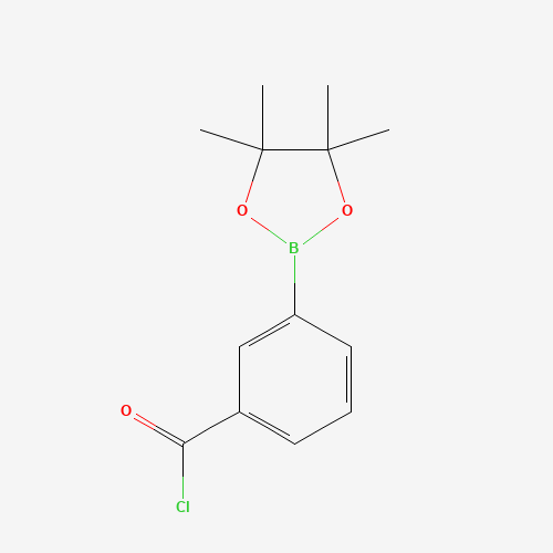 3-(4,4,5,5-tetramethyl-1,3,2-dioxaborolan-2-yl)benzoyl chloride (CAS: 1181329-14-5) - Related Chemical Product