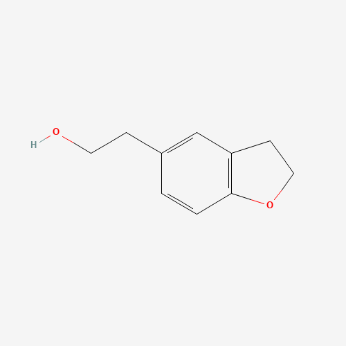 2-(2,3-dihydro-1-benzofuran-5-yl)ethanol (CAS: 87776-76-9) - Chemical Structure and Molecular Formula 