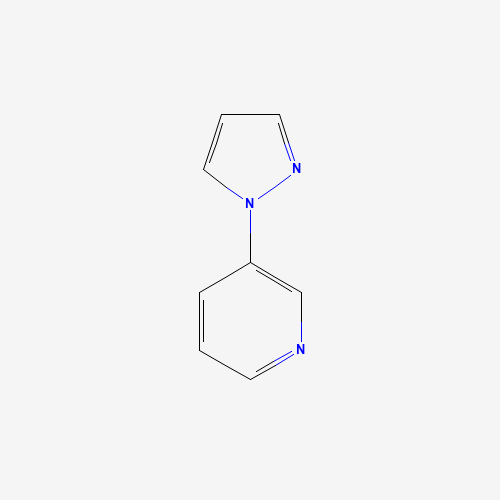 3-pyrazol-1-ylpyridine (CAS: 25700-12-3) - Chemical Structure and Molecular Formula 