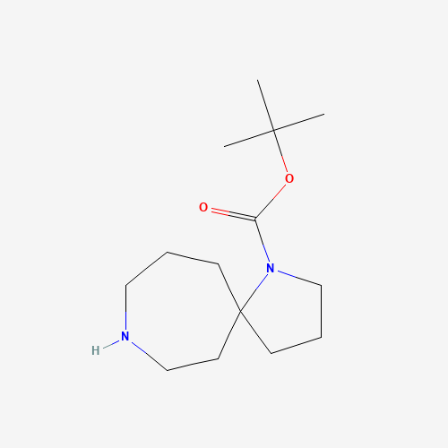 tert-butyl 1,9-diazaspiro[4.6]undecane-1-carboxylate (CAS: 1160246-80-9) - Chemical Structure and Molecular Formula 