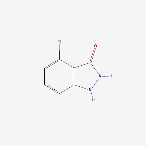 4-chloro-1,2-dihydroindazol-3-one (CAS: 787580-87-4) - Chemical Structure and Molecular Formula 