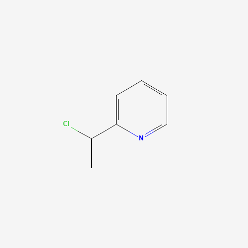 2-(1-chloroethyl)pyridine (CAS: 10445-92-8) - Chemical Structure and Molecular Formula 