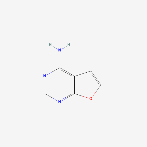 furo[2,3-d]pyrimidin-4-amine (CAS: 186454-70-6) - Chemical Structure and Molecular Formula 