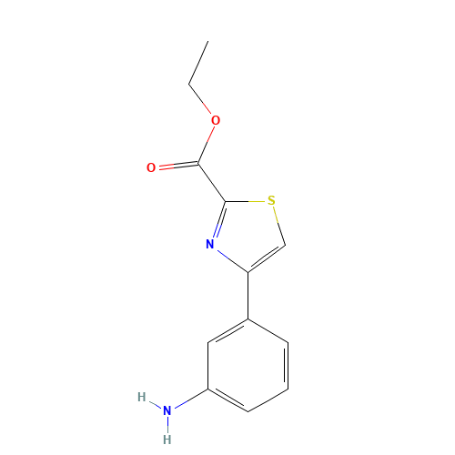 ethyl 4-(3-aminophenyl)-1,3-thiazole-2-carboxylate (CAS: 460750-28-1) - Related Chemical Product