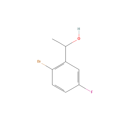 1-(2-bromo-5-fluorophenyl)ethanol (CAS: 906673-56-1) - Related Chemical Product