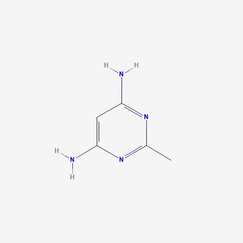 2-methylpyrimidine-4,6-diamine (CAS: 197165-78-9) - Chemical Structure and Molecular Formula 