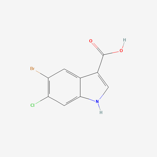 5-bromo-6-chloro-1H-indole-3-carboxylic acid (CAS: 1467062-16-3) - Related Chemical Product