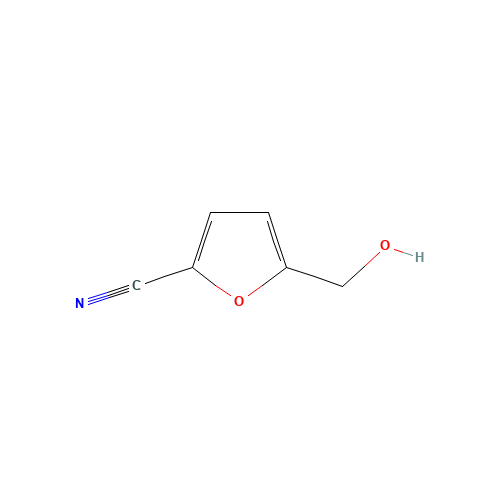 5-(hydroxymethyl)furan-2-carbonitrile (CAS: 89149-70-2) - Chemical Structure and Molecular Formula 