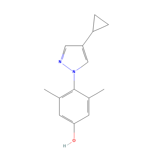 4-(4-cyclopropylpyrazol-1-yl)-3,5-dimethylphenol (CAS: 1393126-04-9) - Related Chemical Product