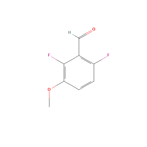 2,6-difluoro-3-methoxybenzaldehyde (CAS: 149949-30-4) - Chemical Structure and Molecular Formula 