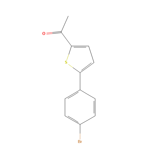 1-[5-(4-bromophenyl)thiophen-2-yl]ethanone (CAS: 51335-89-8) - Related Chemical Product