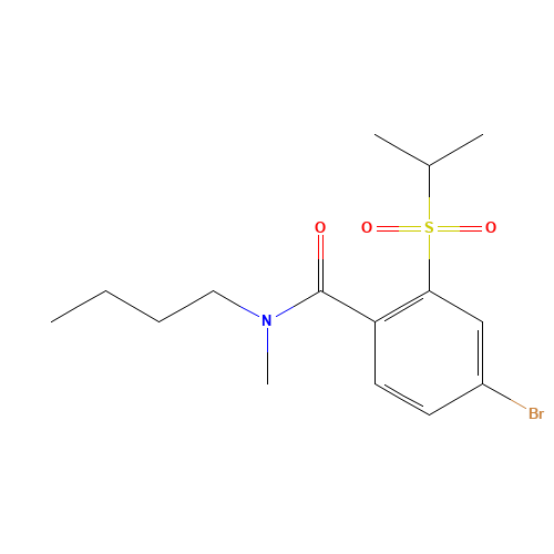 4-bromo-N-butyl-N-methyl-2-propan-2-ylsulfonylbenzamide (CAS: 1240288-94-1) - Related Chemical Product