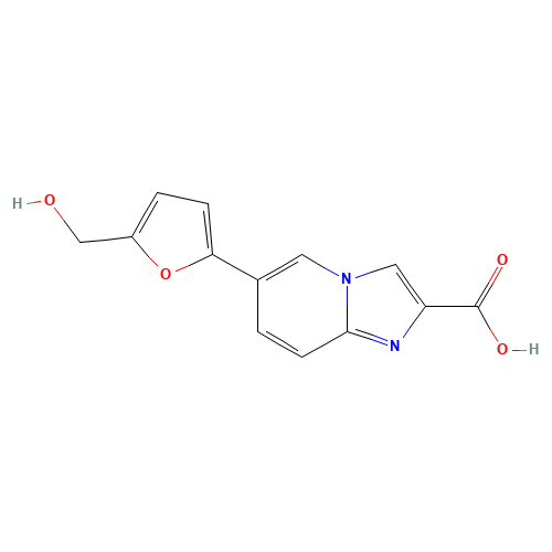 6-[5-(hydroxymethyl)furan-2-yl]imidazo[1,2-a]pyridine-2-carboxylic acid (CAS: 1167626-66-5) - Related Chemical Product