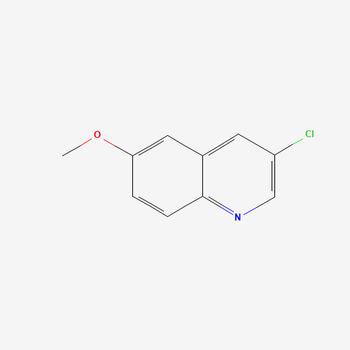 3-chloro-6-methoxyquinoline (CAS: 861553-63-1) - Chemical Structure and Molecular Formula 