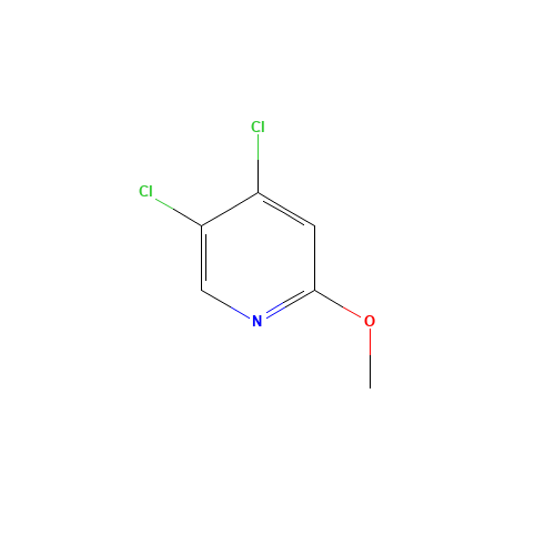 4,5-dichloro-2-methoxypyridine (CAS: 688047-08-7) - Chemical Structure and Molecular Formula 