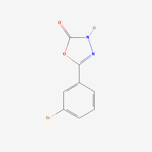 5-(3-bromophenyl)-3H-1,3,4-oxadiazol-2-one (CAS: 873090-18-7) - Related Chemical Product