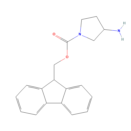 9H-fluoren-9-ylmethyl 3-aminopyrrolidine-1-carboxylate (CAS: 813412-37-2) - Related Chemical Product