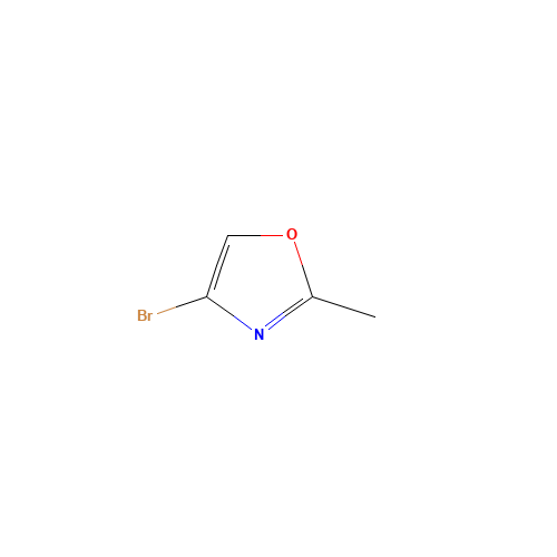 4-bromo-2-methyl-1,3-oxazole (CAS: 1240613-43-7) - Chemical Structure and Molecular Formula 