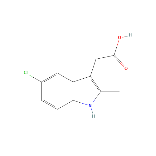 2-(5-chloro-2-methyl-1H-indol-3-yl)acetic acid (CAS: 19017-52-8) - Related Chemical Product