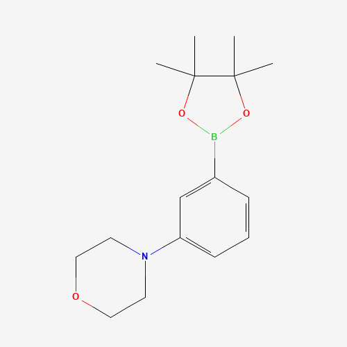 4-[3-(4,4,5,5-tetramethyl-1,3,2-dioxaborolan-2-yl)phenyl]morpholine (CAS: 852227-95-3) - Related Chemical Product