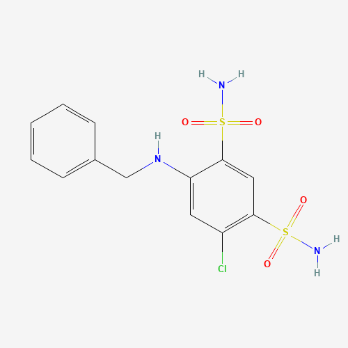 4-(benzylamino)-6-chlorobenzene-1,3-disulfonamide (CAS: 14558-86-2) - Related Chemical Product