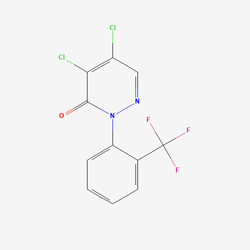 4,5-dichloro-2-[2-(trifluoromethyl)phenyl]pyridazin-3-one (CAS: 41933-32-8) - Related Chemical Product