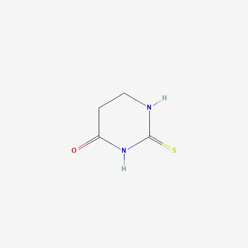 2-sulfanylidene-1,3-diazinan-4-one (CAS: 5366-11-0) - Chemical Structure and Molecular Formula 