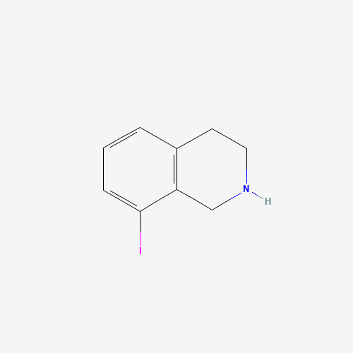 8-iodo-1,2,3,4-tetrahydroisoquinoline (CAS: 72299-63-9) - Chemical Structure and Molecular Formula 