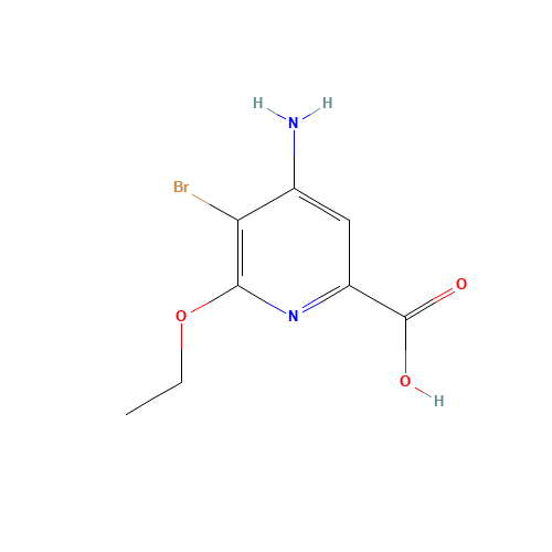 4-amino-5-bromo-6-ethoxypyridine-2-carboxylic acid (CAS: 1057260-48-6) - Related Chemical Product