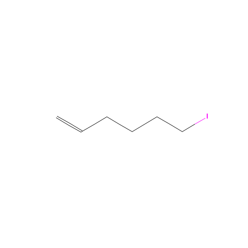6-iodohex-1-ene (CAS: 18922-04-8) - Chemical Structure and Molecular Formula 