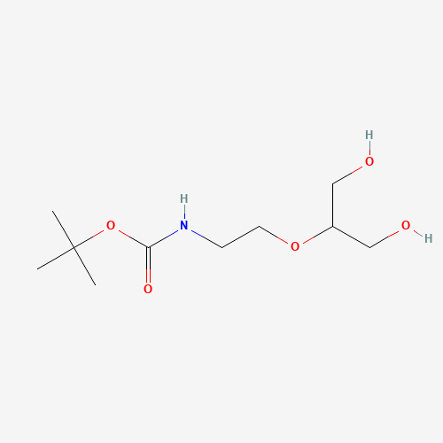 tert-butyl N-[2-(1,3-dihydroxypropan-2-yloxy)ethyl]carbamate (CAS: 947665-36-3) - Related Chemical Product