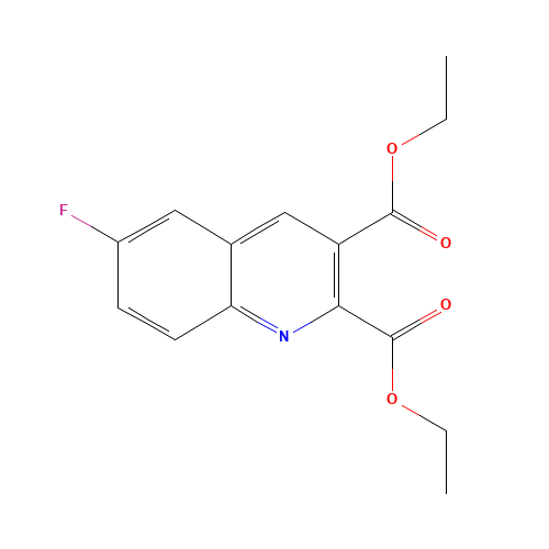 diethyl 6-fluoroquinoline-2,3-dicarboxylate (CAS: 92525-75-2) - Related Chemical Product