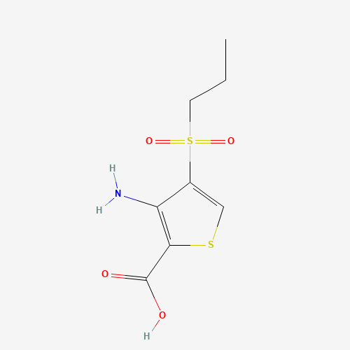 3-amino-4-propylsulfonylthiophene-2-carboxylic acid (CAS: 175201-91-9) - Related Chemical Product