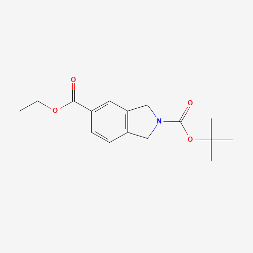 2-O-tert-butyl 5-O-ethyl 1,3-dihydroisoindole-2,5-dicarboxylate (CAS: 1203600-37-6) - Related Chemical Product