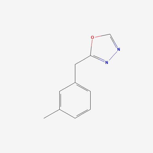 2-[(3-methylphenyl)methyl]-1,3,4-oxadiazole (CAS: 1026573-04-5) - Chemical Structure and Molecular Formula 