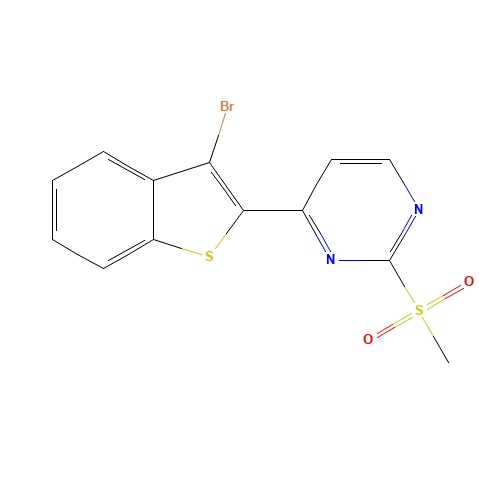 4-(3-bromo-1-benzothiophen-2-yl)-2-methylsulfonylpyrimidine (CAS: 893434-91-8) - Related Chemical Product