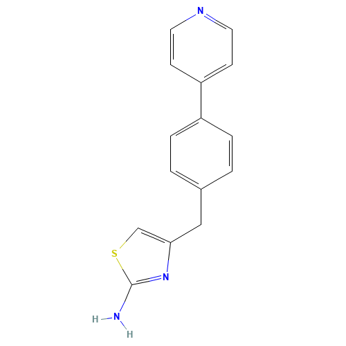 4-[(4-pyridin-4-ylphenyl)methyl]-1,3-thiazol-2-amine (CAS: 861387-14-6) - Related Chemical Product