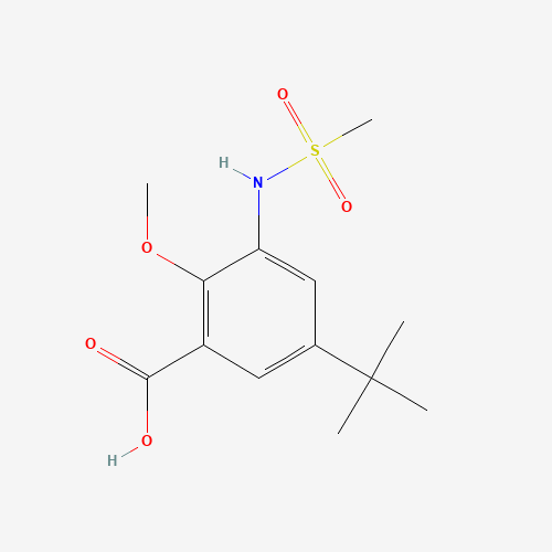 5-tert-butyl-3-(methanesulfonamido)-2-methoxybenzoic acid (CAS: 936801-46-6) - Related Chemical Product